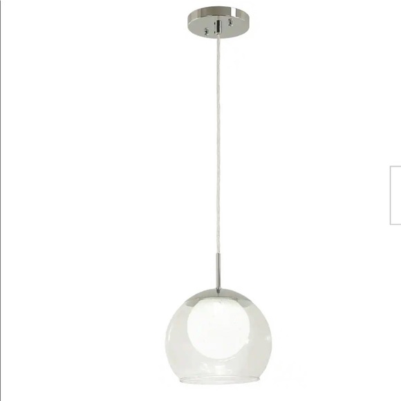 Brand new in box Melinda 40-Watt Equivalence Chrome Integrated LED Mini Pendant - Picture 5 of 6